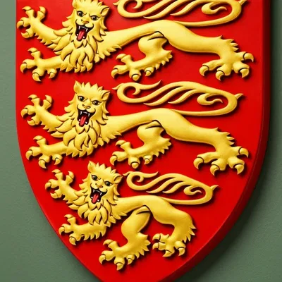 Huy hiệu Vương triều Plantagenet - Phù điêu lịch sử Hoàng gia Anh