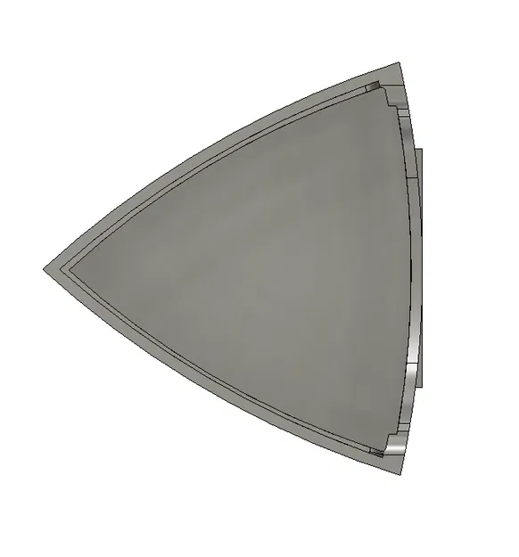 Khay Đựng Giấy Nhám Hình Tam Giác - Phụ Kiện Xếp Chồng Gọn Gàng - Image 2