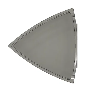 Khay Đựng Giấy Nhám Hình Tam Giác - Phụ Kiện Xếp Chồng Gọn Gàng