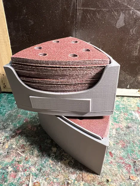 Khay Đựng Giấy Nhám Hình Tam Giác - Phụ Kiện Xếp Chồng Gọn Gàng - Image 3