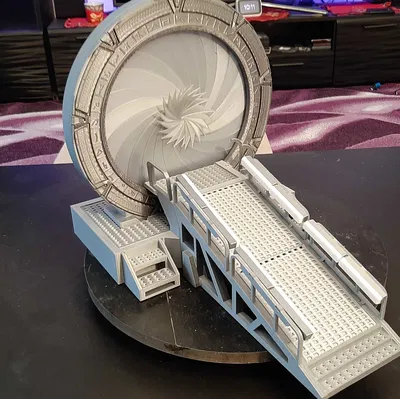 Mô hình Stargate với Iris đóng mở được