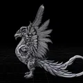 Mô hình Rồng Phượng hoàng Phoenix Dragon tinh xảo cho in 3D - Thumbnail 4