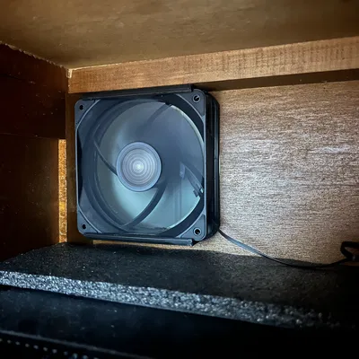 Ngàm gắn quạt 120mm dạng trượt cho tủ thiết bị