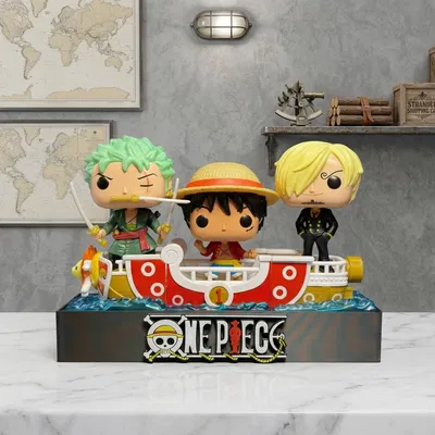 Kệ Trưng Bày One Piece Cho Funko Kinder - Thiết Kế 2 Phần Có Khớp Nối