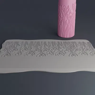 Con lăn tạo vân - Mùa xuân #3