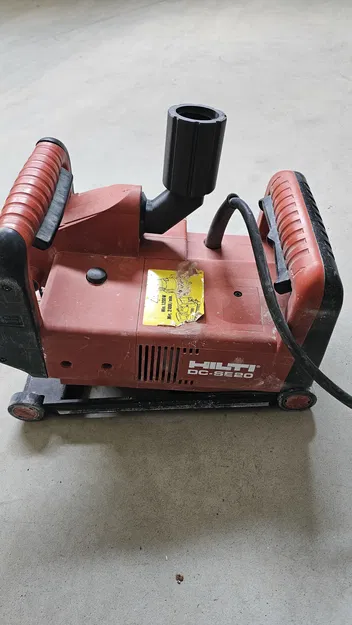 Đầu nối ống hút bụi 3D cho máy cắt rãnh tường Hilti DC-SE20 - Image 1