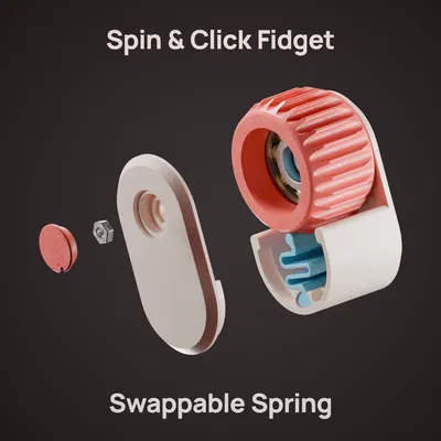 ClickyThingy - Đồ chơi Fidget cơ học với tiếng click giòn tan