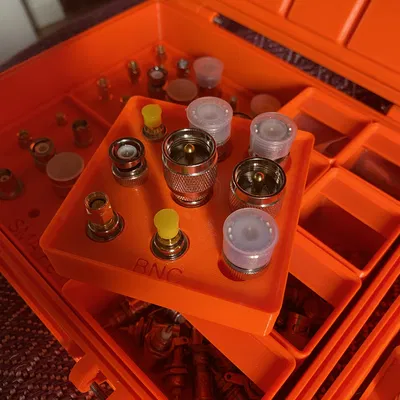 Bộ khay Gridfinity đựng đầu chuyển đổi RF