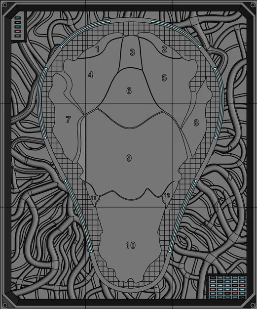 Tác phẩm điêu khắc treo tường 3D Chambre 009 - Image 3