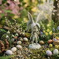 Easter Bunny Chibi Girl - Mô hình RPG Mini siêu dễ thương - Thumbnail 1