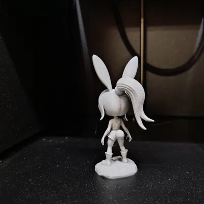 Easter Bunny Chibi Girl - Mô hình RPG Mini siêu dễ thương