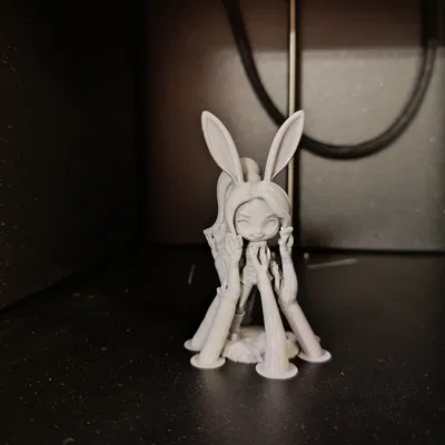 Easter Bunny Chibi Girl - Mô hình RPG Mini siêu dễ thương