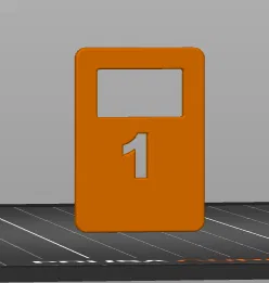 Bộ thẻ giữ đồ bằng nhựa (Số 1-50) kèm hộp đựng tiện lợi - Image 1