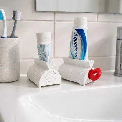 Dụng cụ nặn kem đánh răng đa năng – Cuộn tuýp kem – Dùng tốt cho Colgate, Aquafresh – Dễ in