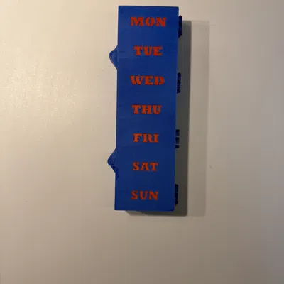 Hộp chia thuốc (Pill organizer) có khóa từ tính