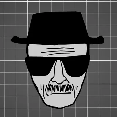 Nam châm tủ lạnh hình Heisenberg - Quà tặng cho fan Breaking Bad