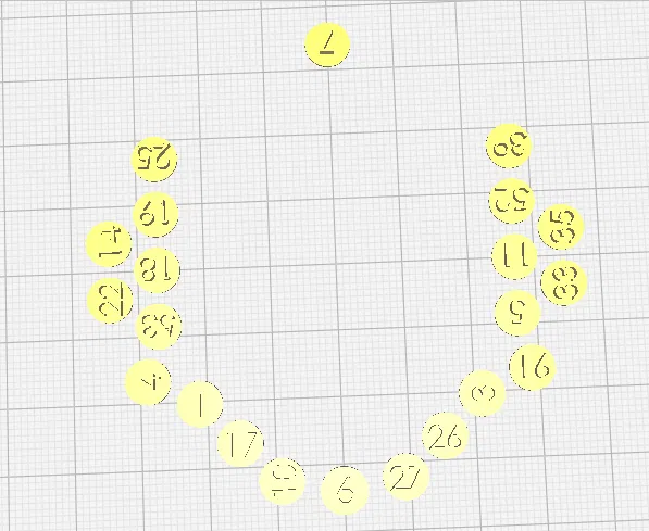 Bộ mô hình các con số tròn 3D đa năng - File in STL cho học tập - Image 1