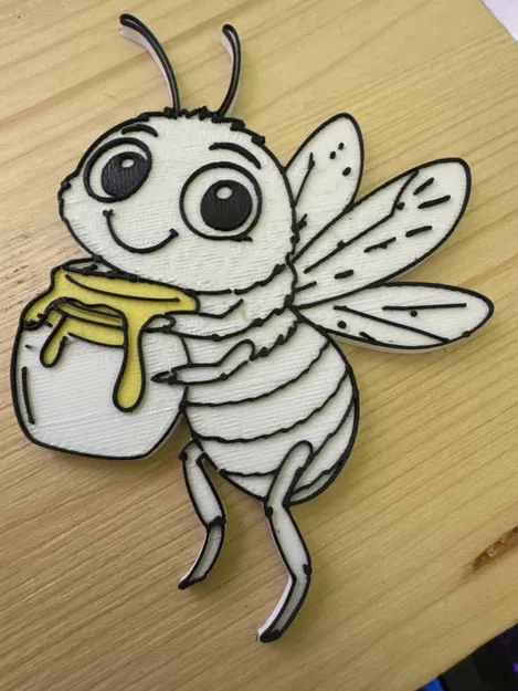 Mô hình chú ong Honey Bee trang trí dễ thương cho máy in 3D - Image 1