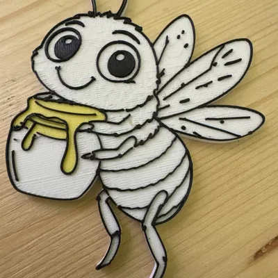 Mô hình chú ong Honey Bee trang trí dễ thương cho máy in 3D