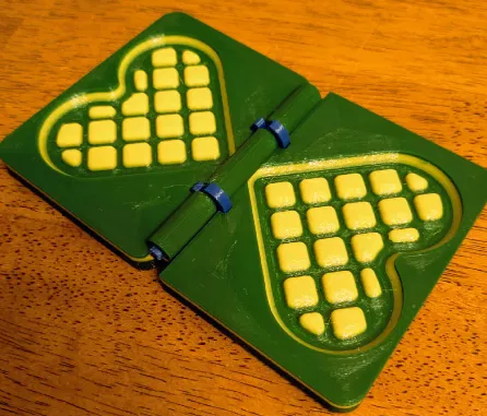 Mẫu khuôn ép đất nặn hình trái tim 3D vui nhộn cho bé - Image 1