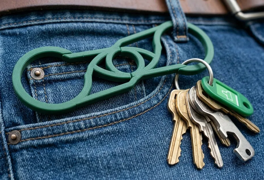 Vector-D2 - Móc khóa đa năng thiết kế đối xứng - Image 1