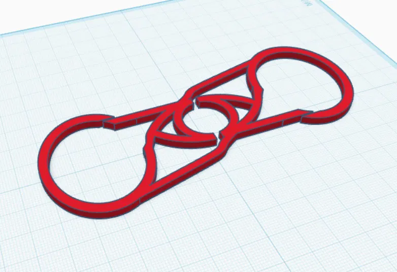 Vector-D2 - Móc khóa đa năng thiết kế đối xứng - Image 3