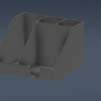 Khay đựng đồ dùng văn phòng 3D - Gọn gàng ngăn nắp cho bàn làm việc