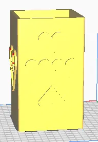 Mẫu hộp đựng bút xinh xắn cho bé gái - Tự in 3D đơn giản - Image 1