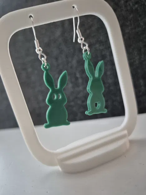 Bông tai thỏ cho Lễ Phục sinh - in nhanh trong 5 phút - Image 4