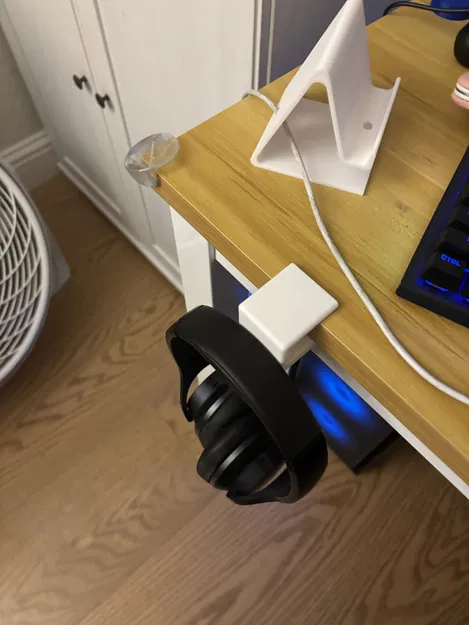 Bộ giá đỡ điện thoại và móc treo tai nghe in 3D tiện ích - Image 3