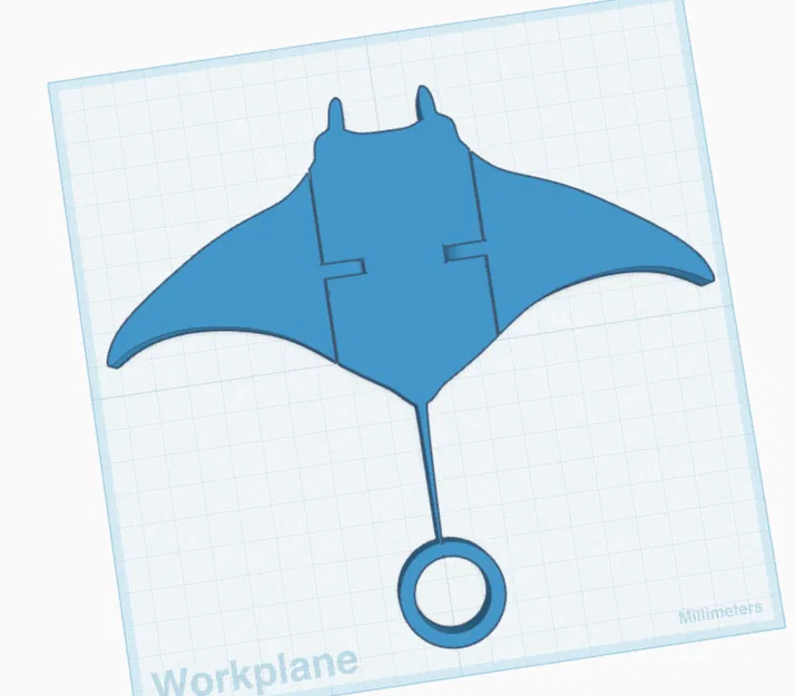 Mô hình cá đuối cử động 3D linh hoạt (Stingray Articulated Toy) - Image 1