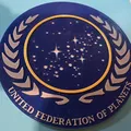 Huy hiệu Liên đoàn các Hành tinh (United Federation of Planets) - Không cần AMS - Thumbnail 1