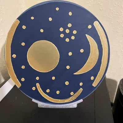 Đĩa bầu trời Nebra (Himmelsscheibe von Nebra - bản không cần AMS)