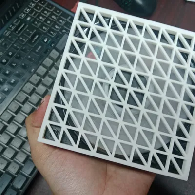 Lưới bảo vệ quạt 120mm - Họa tiết lưới tam giác
