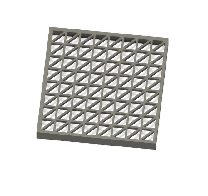 Lưới bảo vệ quạt 120mm - Họa tiết lưới tam giác - Image 3