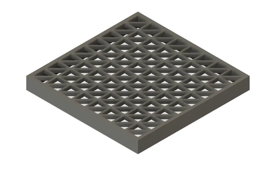 Lưới bảo vệ quạt 120mm - Họa tiết lưới tam giác - Image 4