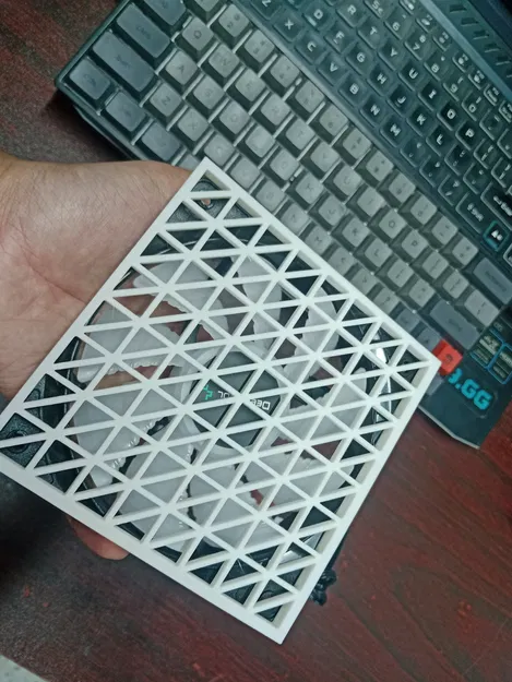 Lưới bảo vệ quạt 120mm - Họa tiết lưới tam giác - Image 5