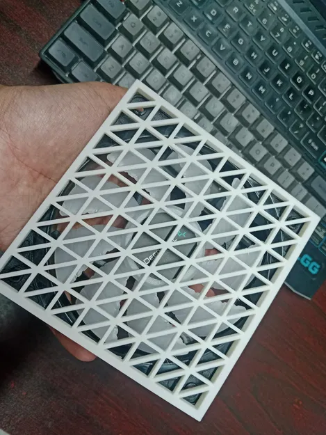 Lưới bảo vệ quạt 120mm - Họa tiết lưới tam giác - Image 7