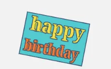 Biển trang trí Happy Birthday in 3D độc đáo cho tiệc sinh nhật - Image 1