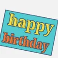 Biển trang trí Happy Birthday in 3D độc đáo cho tiệc sinh nhật - Thumbnail 1