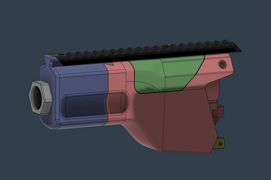 Bộ phận đầu nòng rút gọn cho Worker Kunlun - Image 1