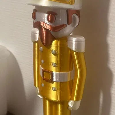 Mô hình chú lính chì Nutcracker đa màu (Christmas Nutcracker Remix)