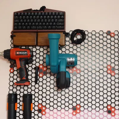 Giá treo máy pin Makita 18V cho Honeycomb Storage Wall (tối ưu nhựa)