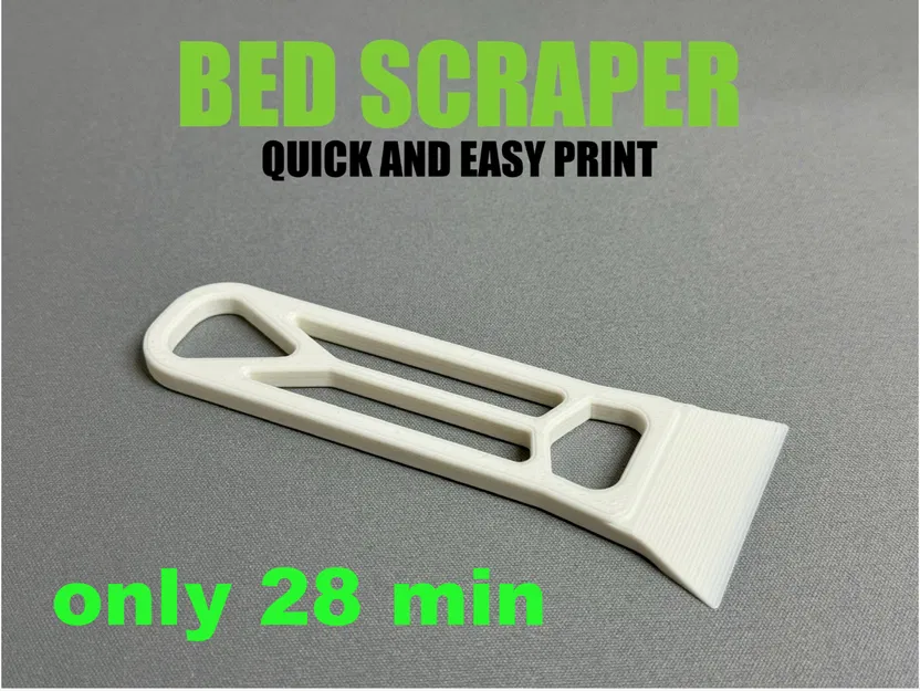 Dụng cụ cạo bàn in 3D (bed scraper) nhanh chóng chỉ 28 phút - Image 1