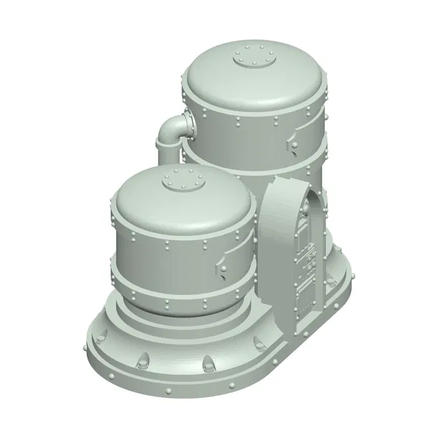 Bộ sưu tập bể chứa công nghiệp (Storage Tanks) cho sa bàn 3D - Image 8