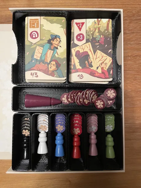Khay đựng cho board game Sakura (Knizia) - Image 1