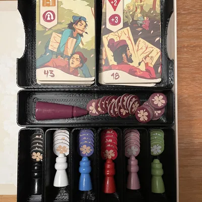 Khay đựng cho board game Sakura (Knizia)