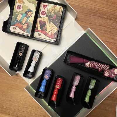 Khay đựng cho board game Sakura (Knizia)