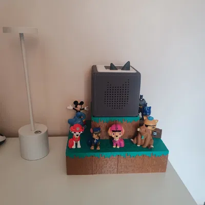 Đế đặt Toniebox chủ đề Minecraft