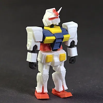 Mô hình Gundam RX78-2 mini 3D in cử động linh hoạt
